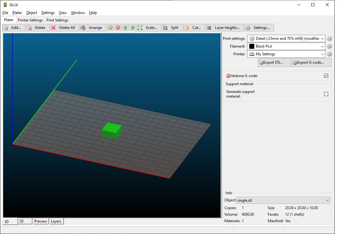 Slicer Preview