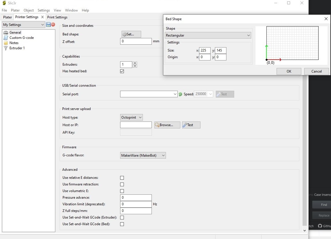 Slic3r Settings